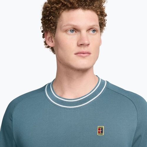 Pánská tenisová tričko Nike Court Heritage barely smokey blue