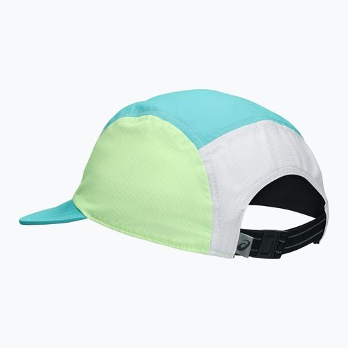 Kšiltovka Asics Performance Running 5 Panel Cap Energy Aqua/White