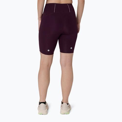 Dámské běžecké šortky Asics Road High Waist 8In Sprinter dark aubergine
