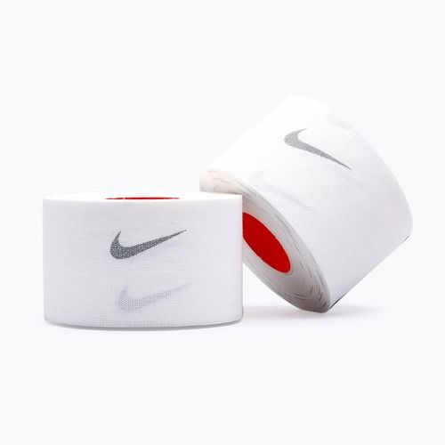 Elastický kohezivní obvaz Nike Strenght Athletic Tape 4 ks. bílá/šedá