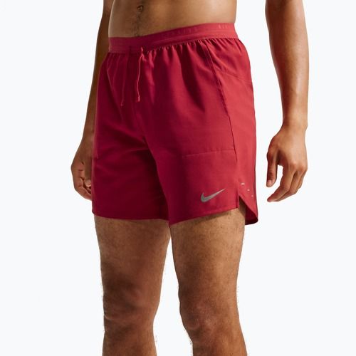 Pánské běžecké šortky Nike Stride Dri-Fit Brief-Lined 7" tough red