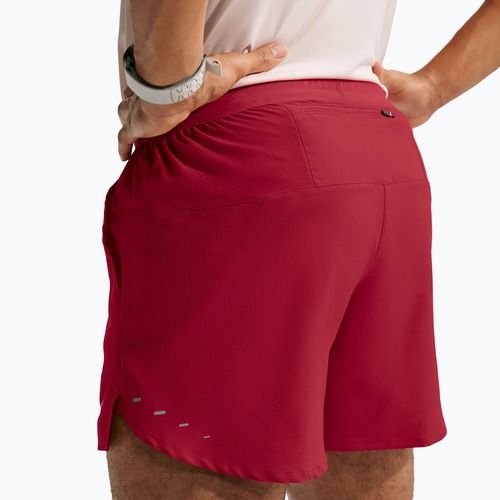 Pánské šortky Nike Stride Dri-Fit s podšívkou 5" tough red