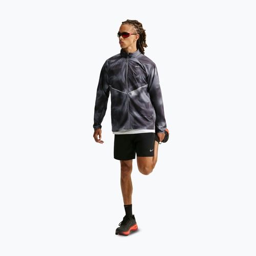 Pánská běžecká bunda Nike Miler black/smoke grey