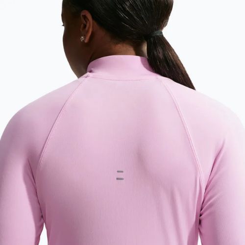 Dámská běžecká mikina Nike Tempo Dri-Fit 1/4 Zip pink rise