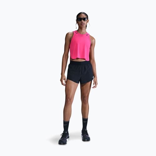 Dámské běžecké tričko Nike AeroSwift hyper pink/black