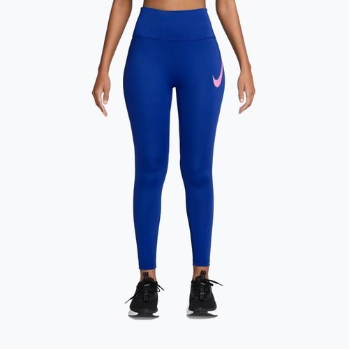 Dámské legíny Nike Tempo Swoosh Run old royal/pink rise