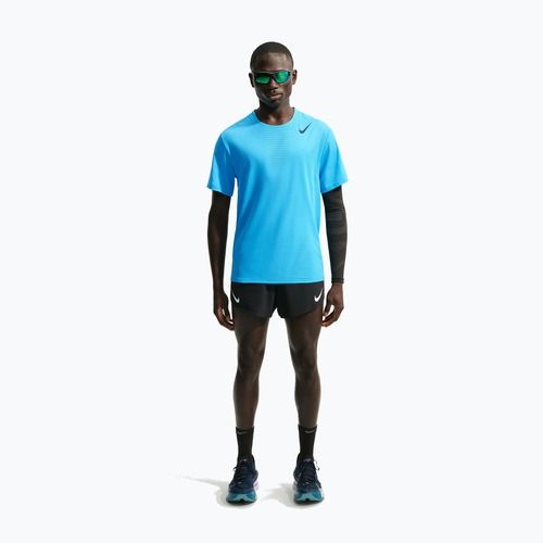 Pánské běžecké tričko Nike AeroSwift light current blue/black