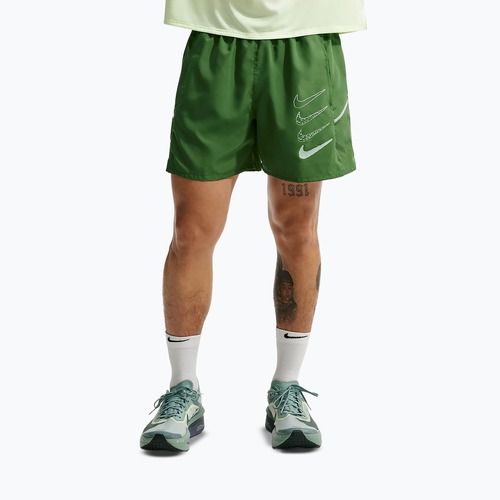 Pánské běžecké šortky Nike Miler forest green