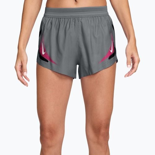 Dámské běžecké šortky Nike AeroSwift iron grey/white