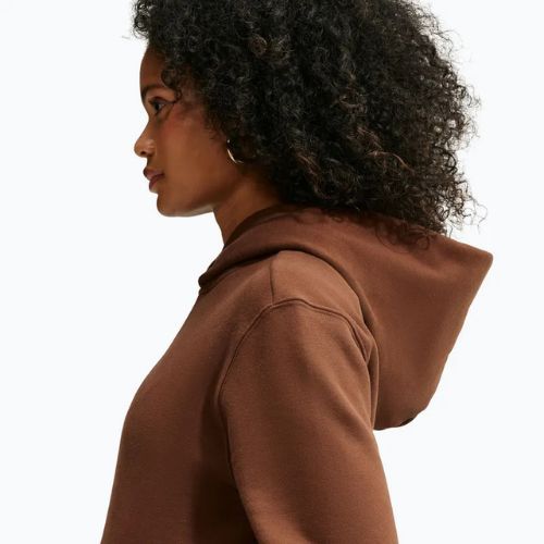 Dámská mikina Nike Studio Fleece cacao wow/sail