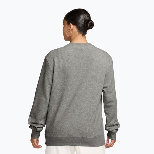 Dámská mikina Nike Studio Fleece Lightweight dark grey heather/sail