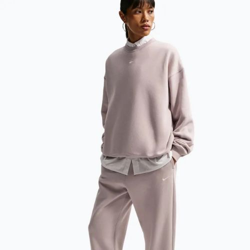Dámské kalhoty Nike Studio Fleece Medium Weight cream Ii/sail