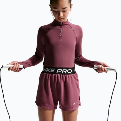 Dětské šortky Nike Pro Fleece pink smoke/pink smoke/black/white