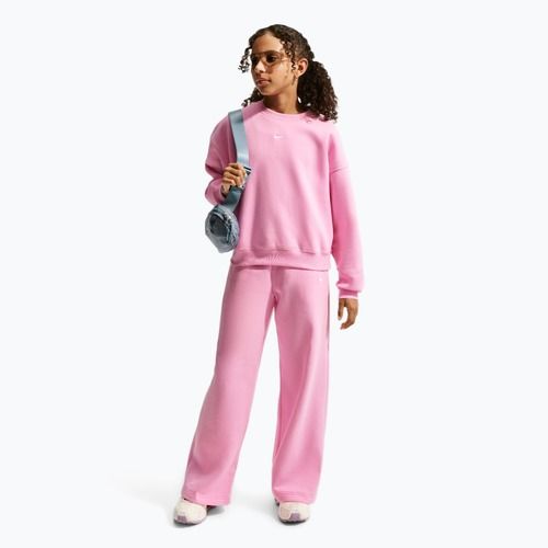 Dětská mikina Nike Sportswear Studio pink rise/white