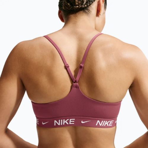 Sportovní podprsenka Nike Indy Light Support pink smoke