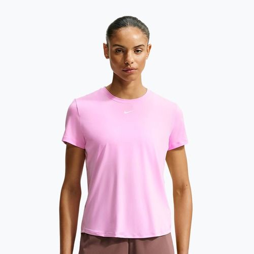 Dámské tréninkové tričko Nike One Classic pink rise/white