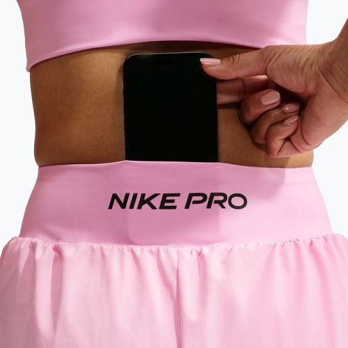 Dámské tréninkové šortky Nike Pro Sculpt pink rise/black