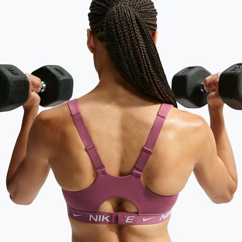 Sportovní podprsenka Nike Indy High Support pink smoke