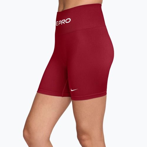 Dámské tréninkové šortky Nike Pro Seamless tough red/white