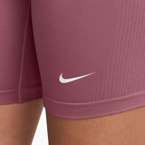 Dámské tréninkové šortky Nike Pro Seamless pink smoke/white