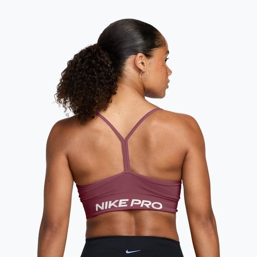Sportovní podprsenka Nike Pro Seamless pink smoke/white