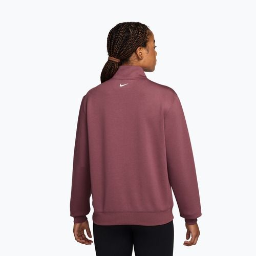 Dámská tréninková mikina Nike Studio Fleece Sport pink smoke/mystic dates/white