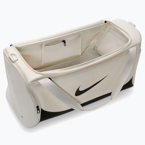 Tréninková taška Nike Brasilia Duffel Medium 60 l light bone/black/black