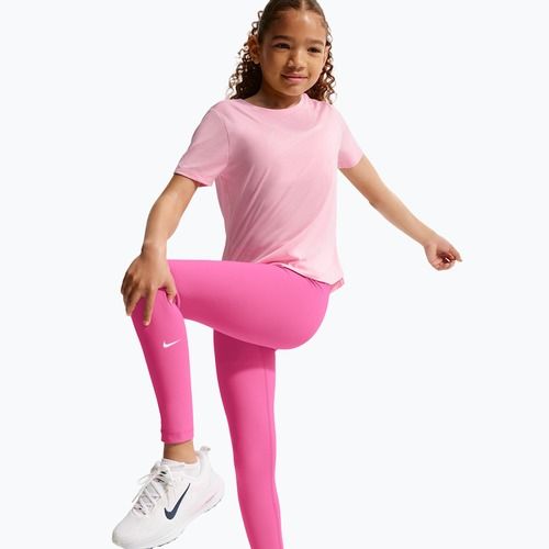 Dětské legíny Nike One playful pink/white
