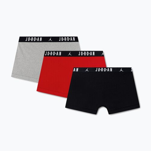 Pánské boxerky Nike Jordan Flight Cotton Trunk 3pk gym red/black