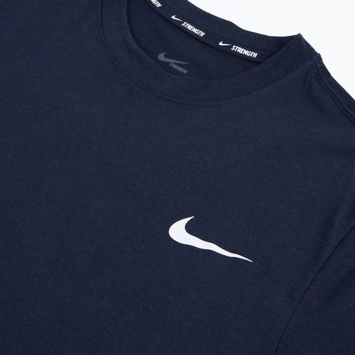 Pánské tréninkové tričko Nike Strength S&C Dri-Fit navy/white