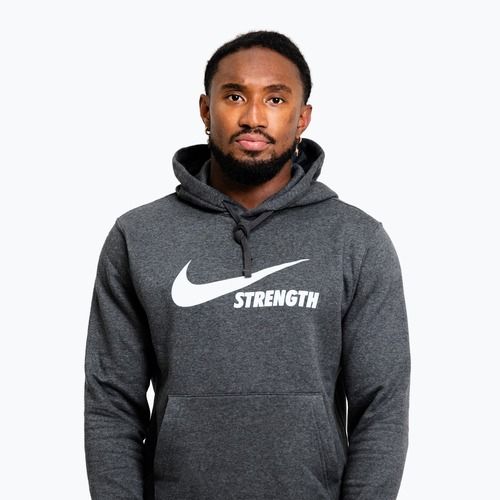 Pánská mikina Nike Strength Hoodie charcoal/white