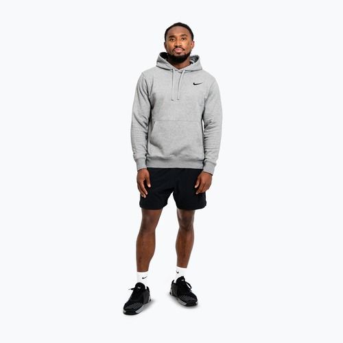 Pánská mikina Nike Strength S&C Hoodie heather grey/black