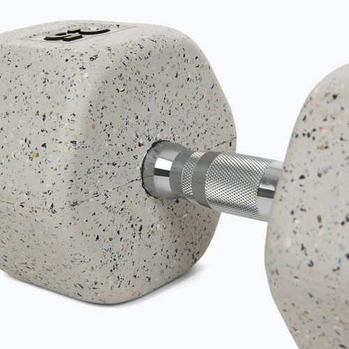 Gumová činka Nike Strength Grind Dumbbell 25 kg wolf grey