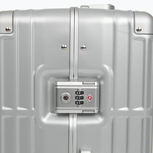 Střední cestovní kufr Kadva Tigre 64l Silver