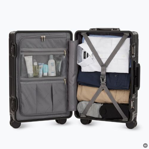 Střední cestovní kufr Kadva Tigre 64l Black