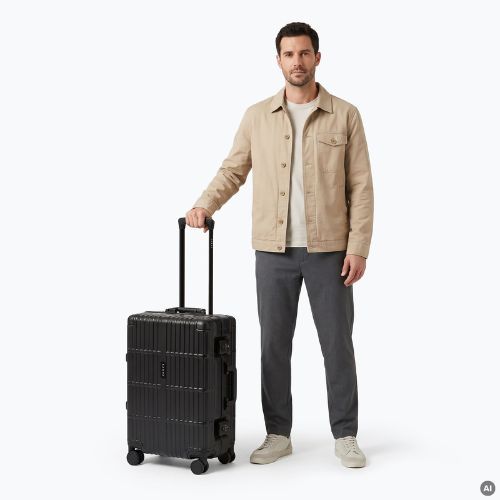 Cestovní kufr Kadva Tigre 37l Black