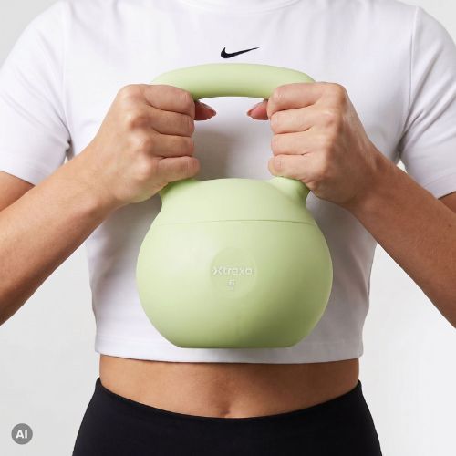 Kettlebell SOFT XTREXO 6 kg zelený