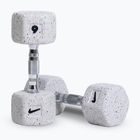 Činky Nike Strength Grind Hex Dumbbell 2 x 6 kg wolf grey