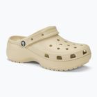 Dámské nazouváky Crocs Classic Platform Clog bone