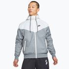 Pánská bunda Nike Sportswear Windrunner smoke grey/white/smoke grey/black