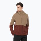 Pánská bunda do deště Salomon Outerpath Pro rum raisin/shitake
