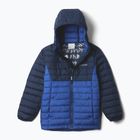 Dětská bunda Columbia Powder Lite II Hooded mountain blue/ collegiate navy
