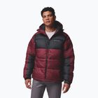Pánská zateplená bunda Columbia Pike Lake II Hooded rich wine/black