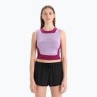 Dámské termoregulační tričko icebreaker Zoneknit Cropped Bra-Tank purple gaze