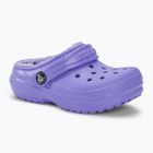 Dětské nazouváky Crocs Classic Lined digital violet