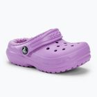 Dětské nazouváky Crocs Classic Lined orchid