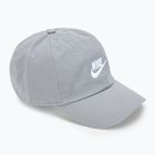 Kšiltovka Nike Club Unstructured Futura Wash particle grey/white