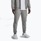 Pánské kalhoty Under Armour Rival Fleece Cargo Jogger castlerock light heather / white