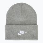 Zimní čepice Nike Peak Futura Beanie dark grey heather/white