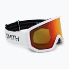 Lyžařské brýle Smith Transfer white/red sol-x mirror